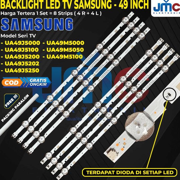 TERMURAH - Backlight Tv Samsung Ua49j5000 Ua49j5200 Ua49j5202 Ua49m5000 Ua49j5250