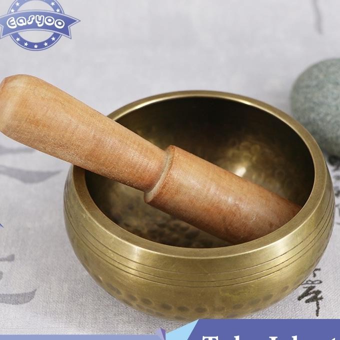 Inging Bowl Nepal Lonceng Tibet Buddha Diameter Mangu Uara Buddha 8Cm Untu Meditai Yoga