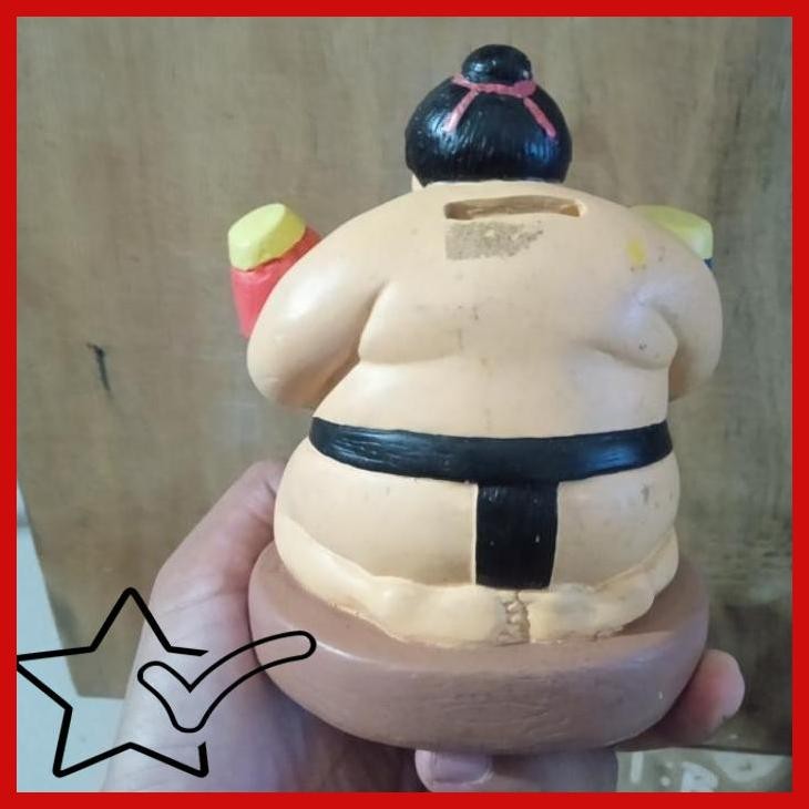 

[TKD] HOKBEN TOYS COIN BANK VINTAGE HOKA HOKA BENTO SUMO