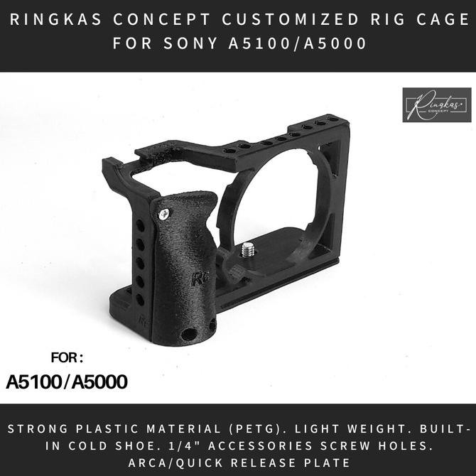 TERMURAH - Customized Rig Cage Case for Quick ReleaseSony A5000 A5100 RIBGKAS CONCEPT