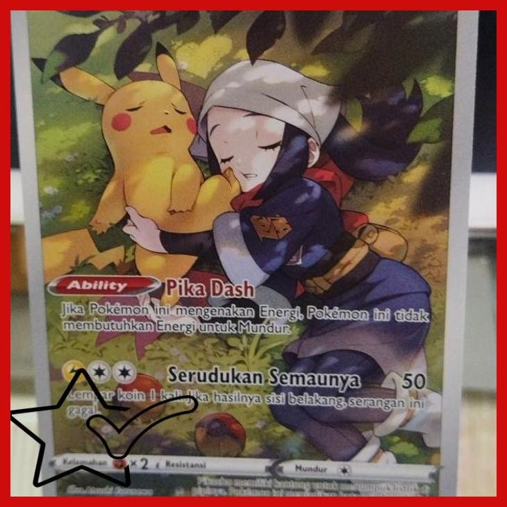[CCA] KARTU TCG PIKACHU CHR S10A
