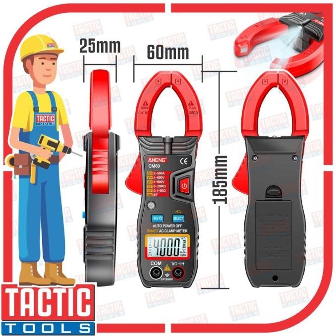 ANENG Digital Smart Tang Ampere CATII 600v