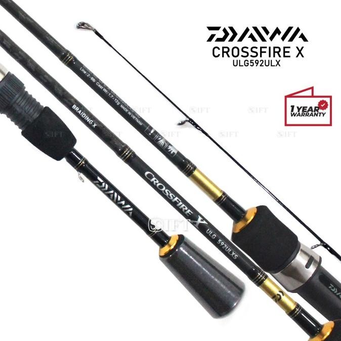 Joran Ul Daiwa Crossfire X [2020] Ulg 592 632 Ulxs | Ultralight Solid