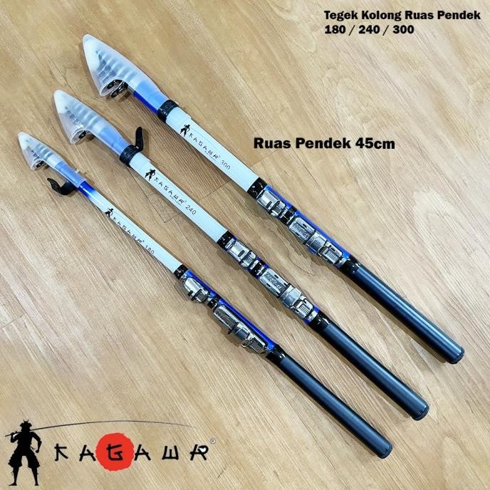 Joran Tegek Kolong Pancing Udang Ruas Pendek Kagawa 45Cm Action Lentur