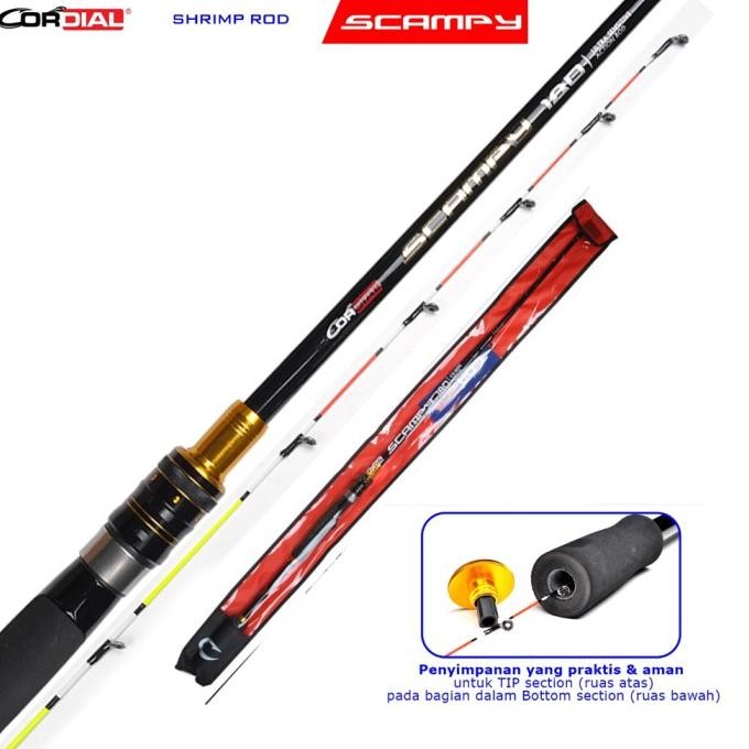 Joran Pancing Udang Cordial Scampy | Shrimp Rod | Pilih Ukuran