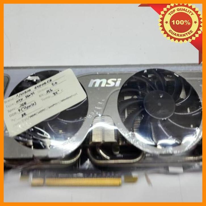 [snc] vga msi gtx 560 ti - twin frozr ii 2gb 256 bit