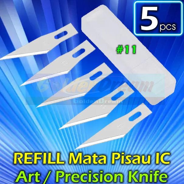 

Refill Mata Pisau IC Isi Ulang Precision Art Knife Exacto Blade Cut