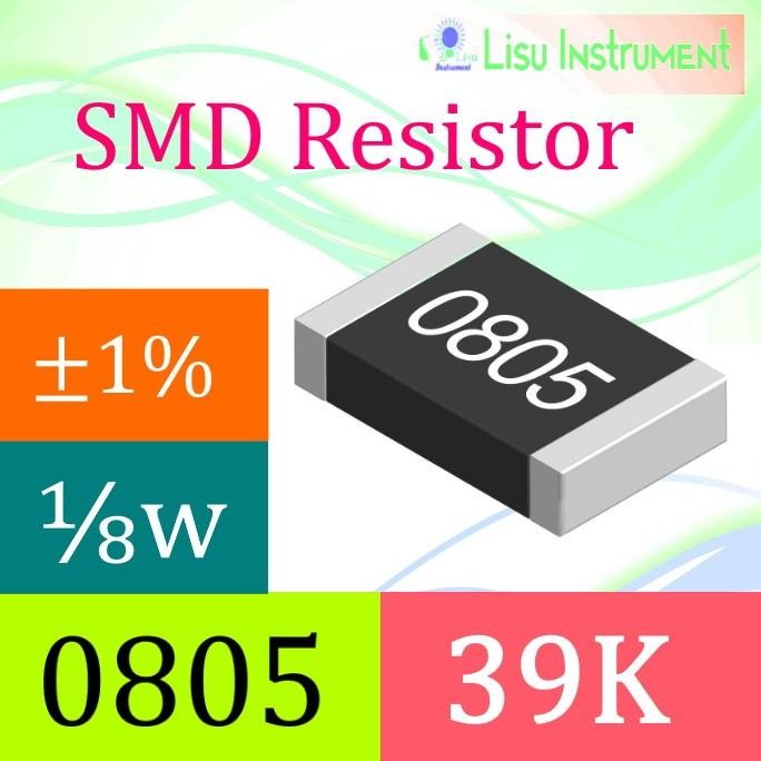 Diskon (10) 39K 0805 1% Thick Film Resistors SMD Chip Resistor 3902 393 39K lisu992 Segera Beli