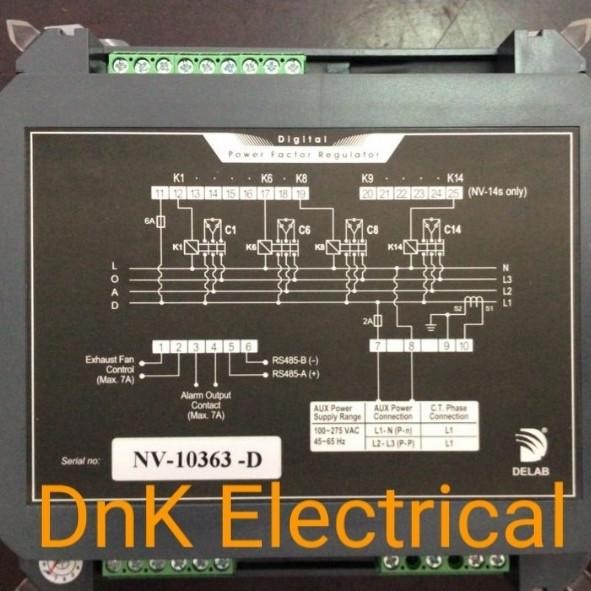 Spesial Power Factor Regulator 8 Step Nv-8S Merk Delab