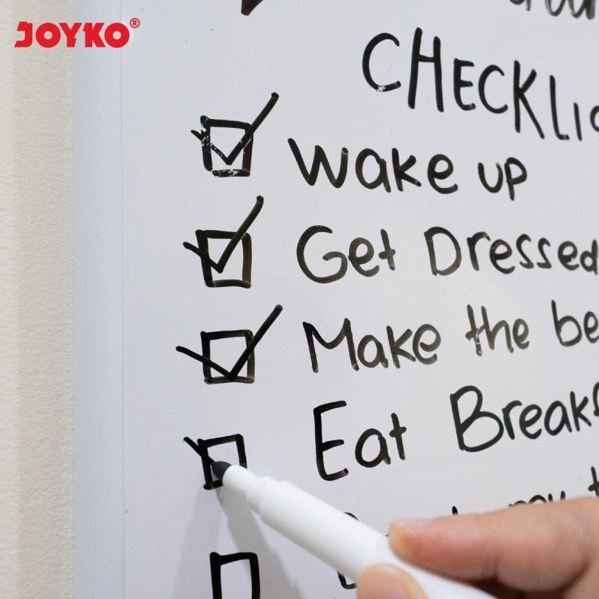 

Sale Papan Tulis Putih Set Whiteboard Set JOYKO WBS-160CO Bonus Spidol & Penghapus Murah