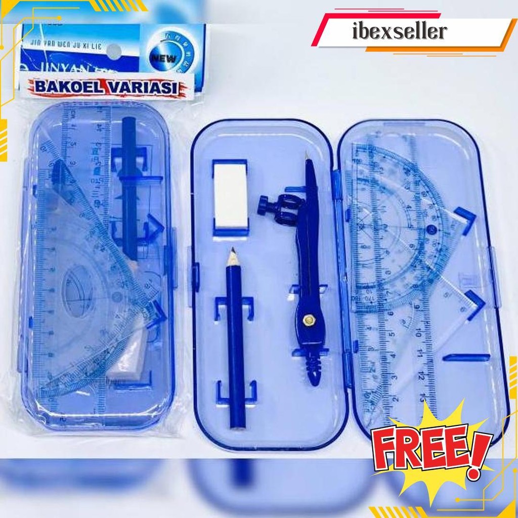

Jangka Set Pensil Murah Bonus Penggaris Dan Penghapus Gratis Ongkir