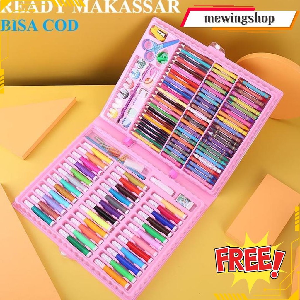 

Art Set 150 Pensil Warna Crayon / Krayon Set / Peralatan Melukis / Pensil Warna Set / Pensil Warna Gratis Ongkir