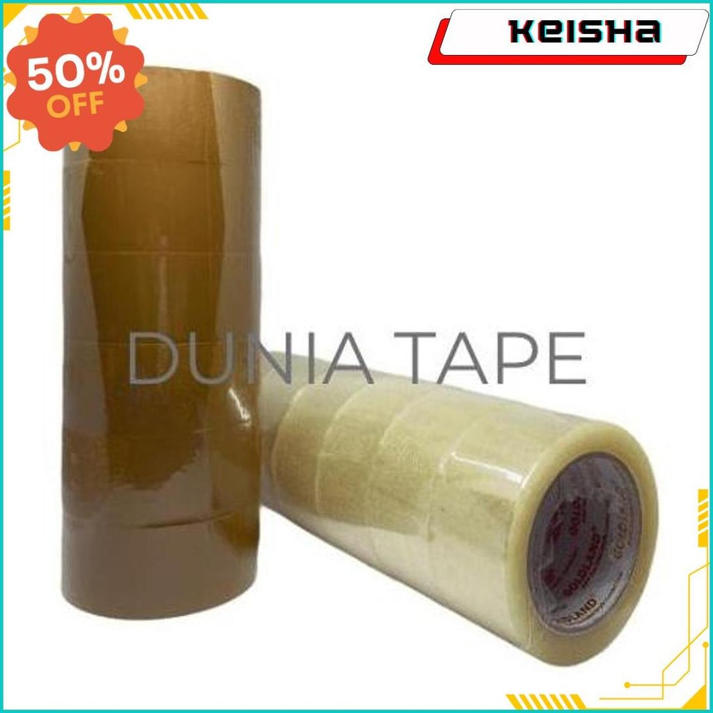 

Gl Lakban 2 Inch X 90 Yard Bening Coklat / Kualitas Lakban Daimaru Termurah Banget