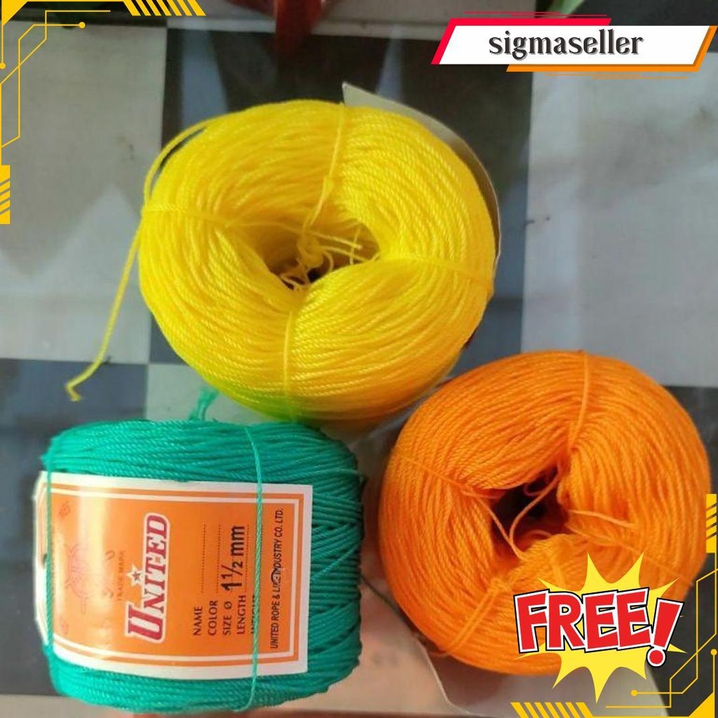 

Tali 1.5Mm United Termurah Tali Tambang Serbaguna Dan Ekonomis Bisa Cod