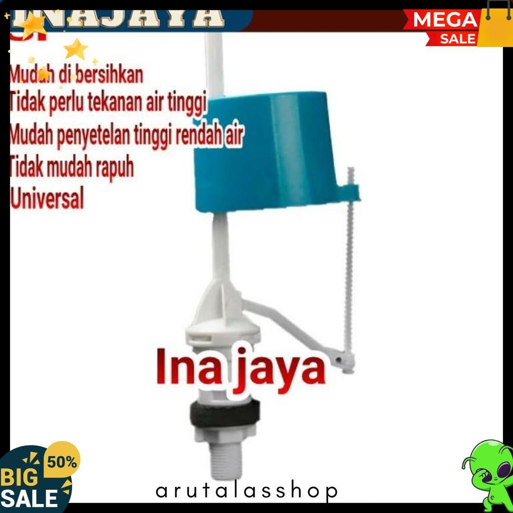 Inajaya Pelampung Closet Otomatis Toilet Kloset Closed Wc Sparepart Part Alat Automatic Klosed Duduk