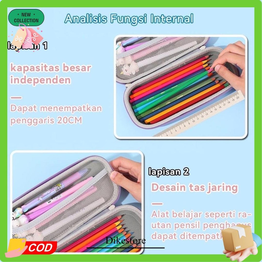 

Tempat Pensil Kotak Pensil 3D ( Tiga Dimensi ) Boy & Girl Murah Original Produk