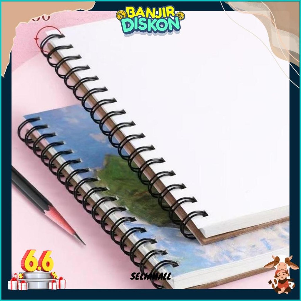 

Voova Sketchbook A4 / Buku Gambar Aesthetic/ Buku Gambar Vertikal Jilid Spiral 45 Halaman/ Buku Melukis Termurah Banget