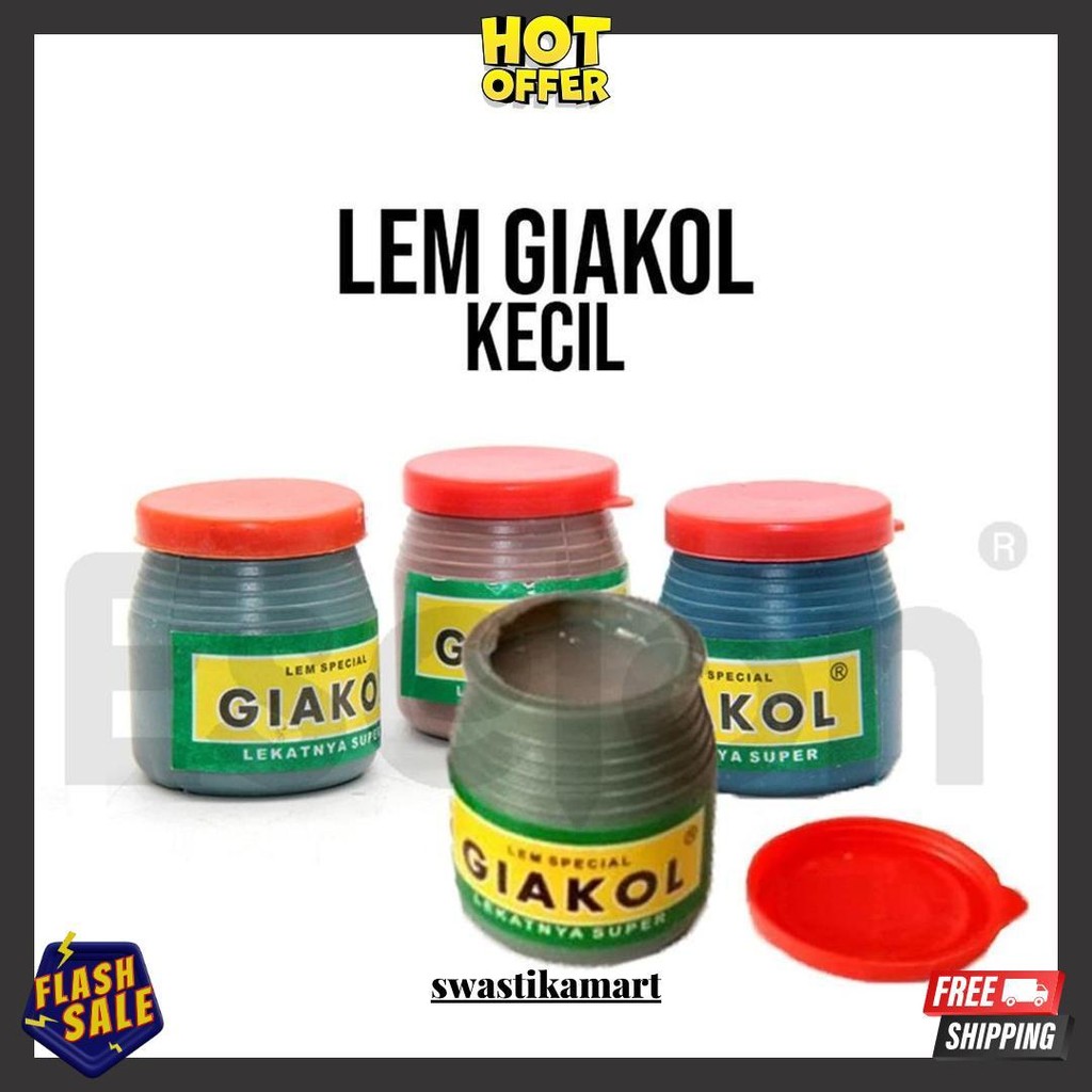 

12Pcs Lem Colek Kecil Giakol /Lem Kertas/ Lem Serbaguna Murah Terlaris