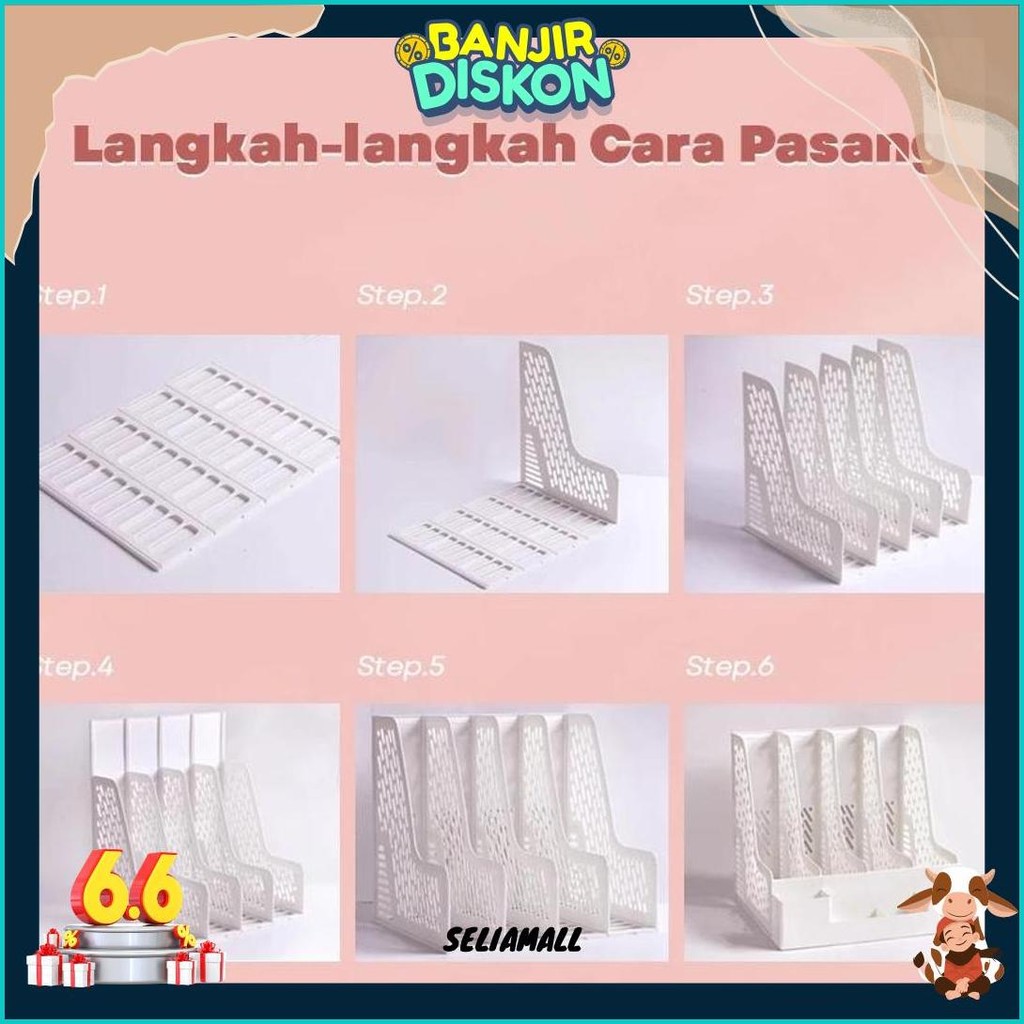 

Paus Biru - Desktop Organizer File Organizer Rak Buku Sekat Minimalis Meja Belajar Stationary Kit Berkualitas Laci Rak Buku Lucu Unik Box File Rak Penyimpanan Multifungsi Rak File Multi-Layer Gratis Ongkir