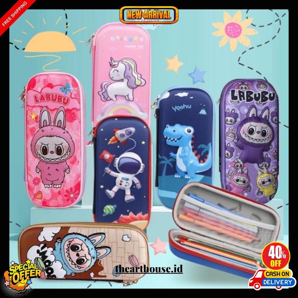 

Kotak Pensil Karakter 3D Timbul Impor Premium Eva Anak Sekolah Terlaris