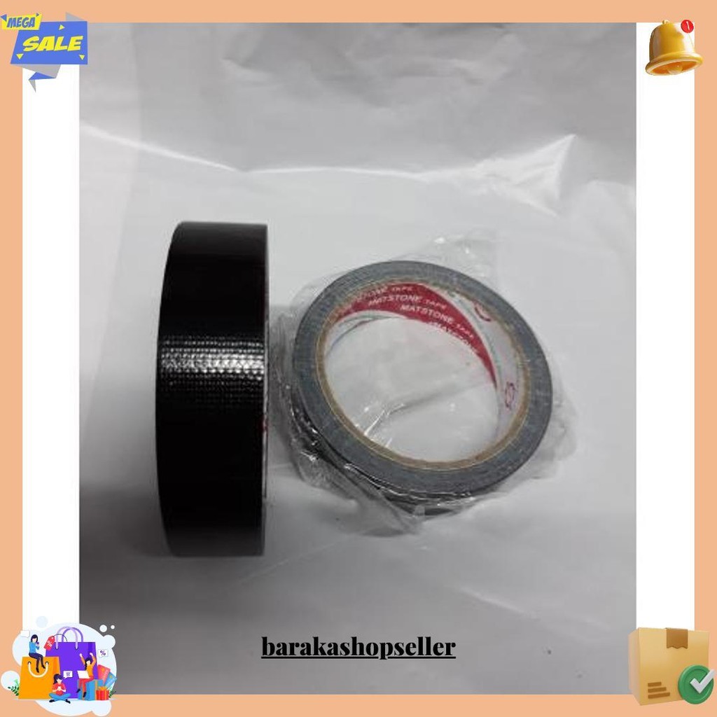 

Lakban Kain 1 Inch X 11 Meter / Cloth Tape 24Mm X 11 Meter Matstone Bisa Cod
