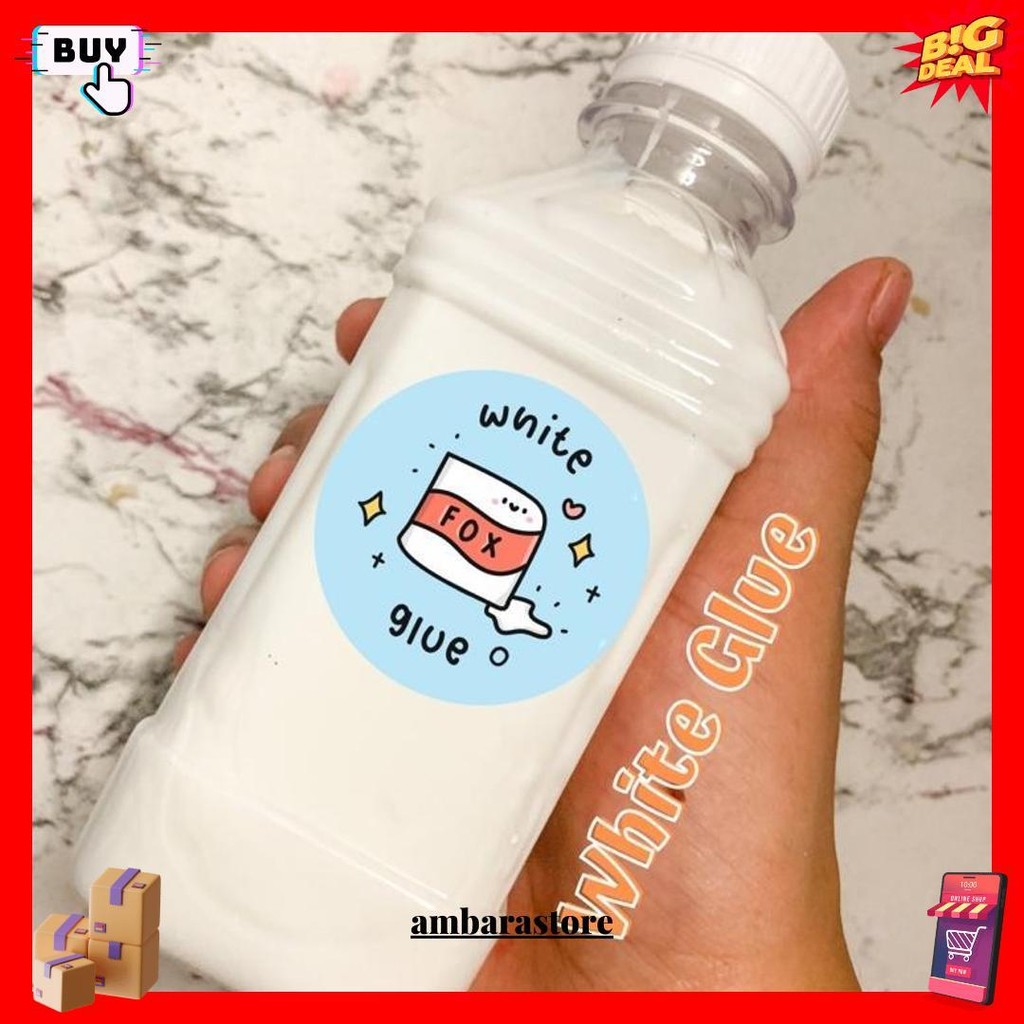 

White Glue 250 Ml By Slime Bintaro || Lem Untuk Membuat Slime Siap Kirim
