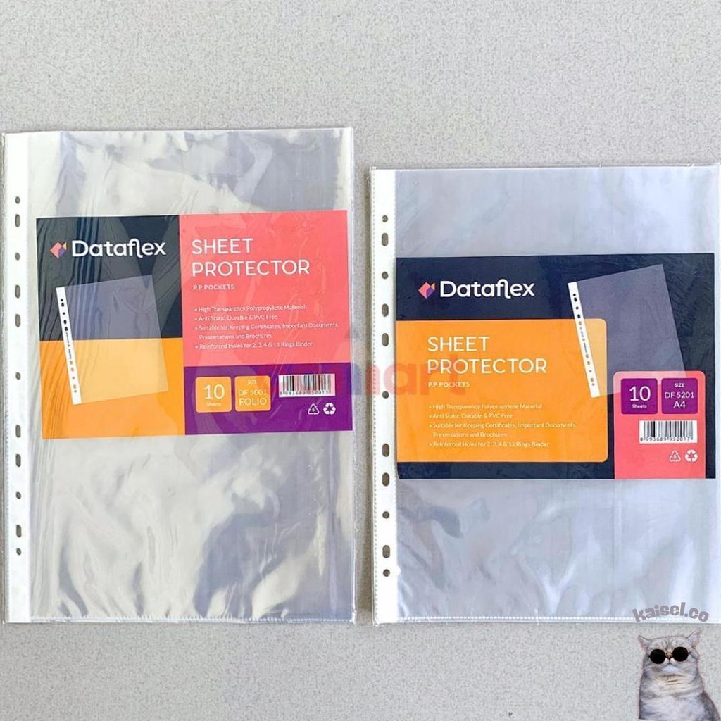 

100 Lembar Sheet Protector Dataflex / Pp Pocket / Plastik Binder A4 / Folio Murah