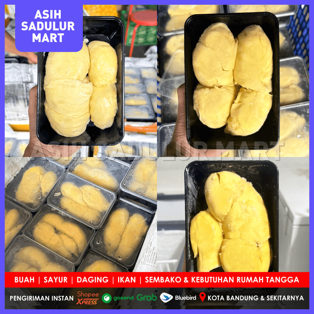 

Durian Kupas Montong Singaraja Bali Premium Frozen Manis | Asih Sadulur Mart