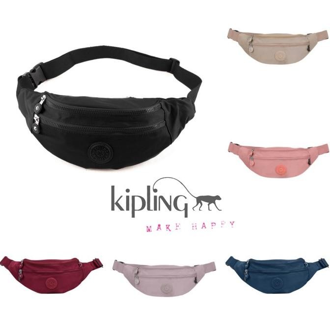 TAS WAISTBAG KEKINIAN KIPLING TAS PINGGANG SPORT NYLON IMPORT TAS WAIST BAG BAHU SLING BAG WANITA EL