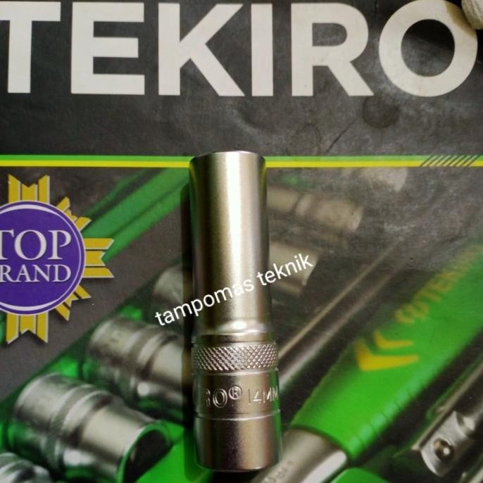 Promo Mata Sok Panjang 14 mm DR.1/2" Tekiro Kunci Sok 14mm Deep Socket COD