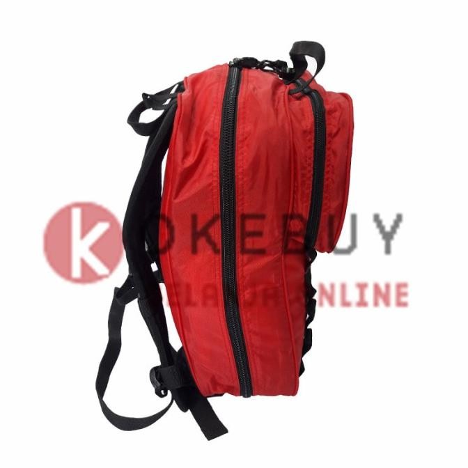Terlaris Tas Ransel Eiger 6104 Red Backpack P3K Emergency Aid Sys Ready Stok