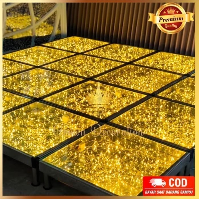1 Set Lampu Kaca Panggung Akrilik Lantai Kaca Tempered Glass Original Dan Terpercaya