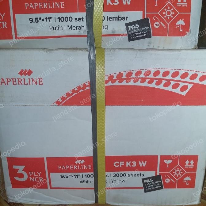 

TERBARU - kertas komputer continuous form 3ply 9,5x11 Paperline
