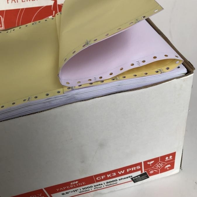 

TERMURAH - Continuous Form 3 PLY PRS kertas komputer Paperline K3 PRS