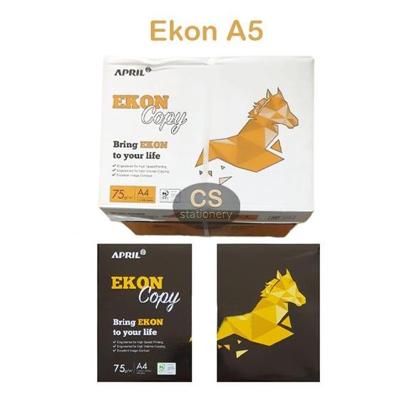 

BEBAS ONGKIR - Kertas HVS A5 75gr Ekon 1 karton khusus gosend