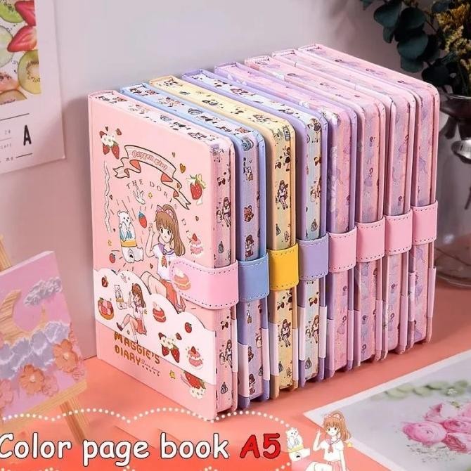 

Diskon!! Journal Cute A5 Magnetic Notebook Diary Agenda Planner Jurnal Buku