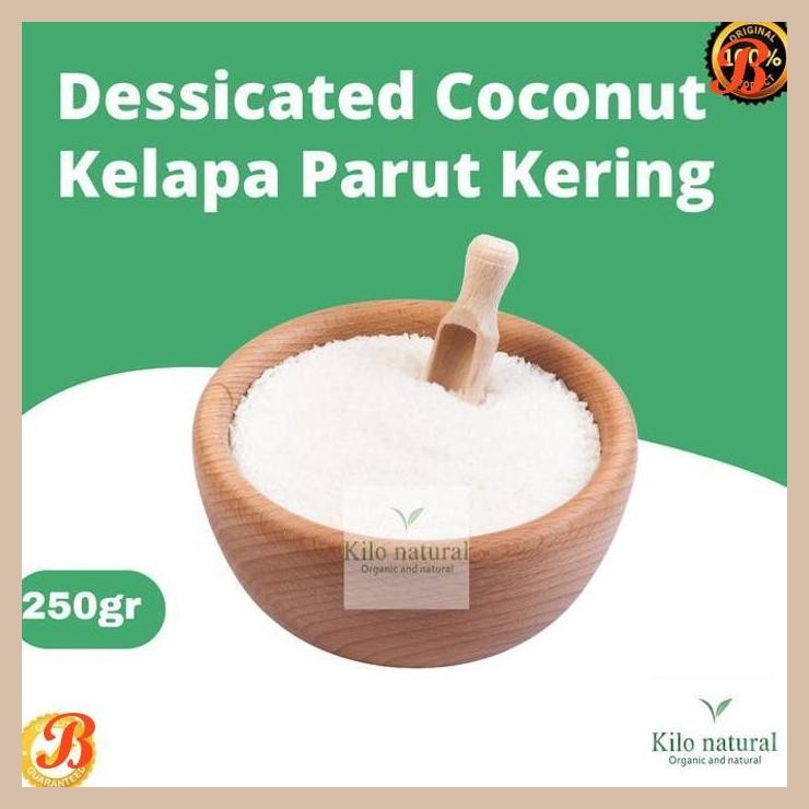 

| RMP | DESSICATED COCONUT 250GR / KELAPA PARUT KERING 250GR