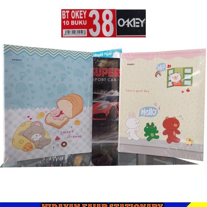 

Promo!! Buku Tulis / Buku Tulis Okey / Buku Tulis 58 Lembar