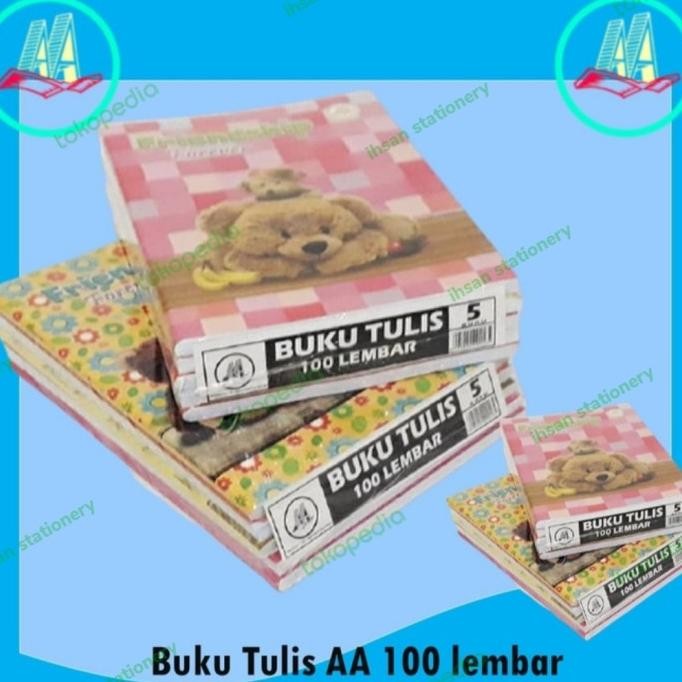 

Promo!! Buku Tulis Aa 100 Lembar