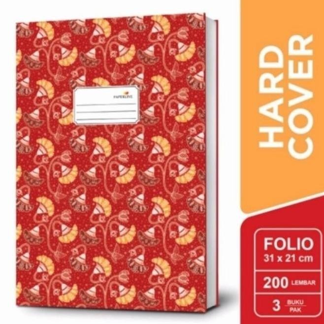 

Sale!! Buku Folio Hardcover Isi 200 Lembar Paperline