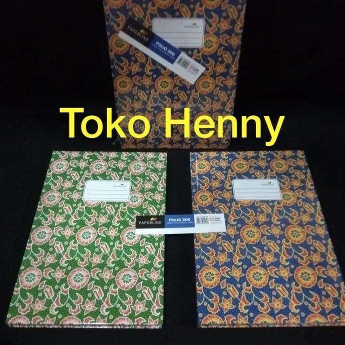 

New!! Buku Folio Hard Cover Isi 200 Lembar Paperline
