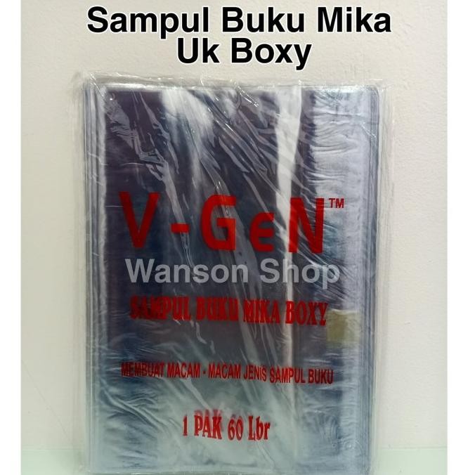 

Sale!! Sampul Buku Boxy / Sampul Mika / Plastik