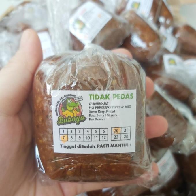 

Bumbu Pecel / Sambal Pecel Buboyo ready stok 6x150 gram W88