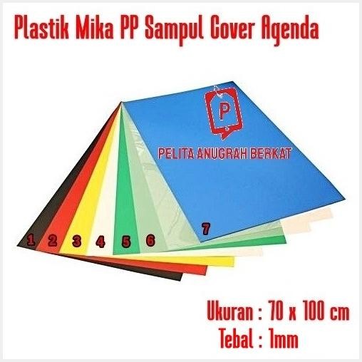 

Sale!! Plastik Mika Pp Sampul Cover Agenda Warna Lembaran 70X100Cm 1.3Mm