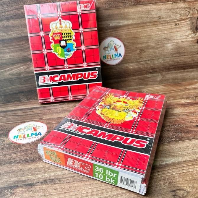 

New!! Buku Tulis Bmcampus 36 Lembar ( 10 Buku )