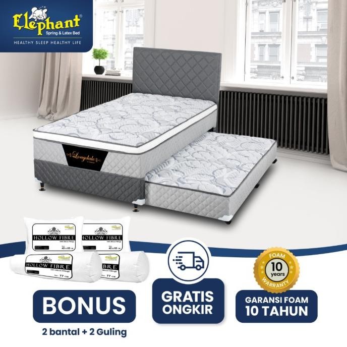 Grosir Springbed / Kasur 2 In 1 Elephant Longdale Rebounded
