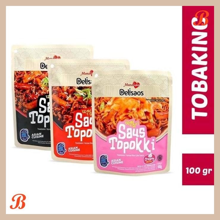 

| RMP | MAMASUKA DELISAOS SAUS TOPOKKI TTEOKBOKKI HALAL 100G