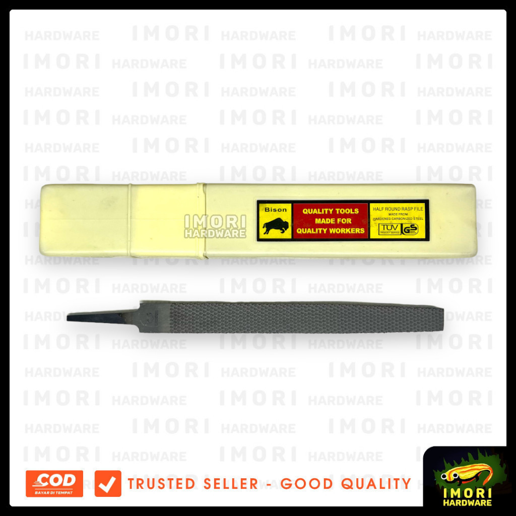 BISON Kikir Kayu 10" inch inch gerigi kasar fitter  imr