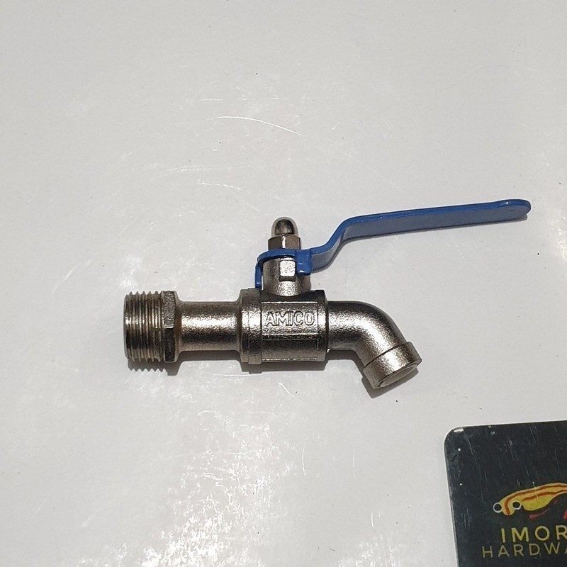 AMICO Kran Tembok Besi 1/2   3/4" inch