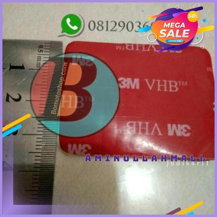 

ORIGINAL 3M VHB HEAVYDUTY DOUBLE TAPE UNTUK MOUNTING HELM ONGKIR NOL